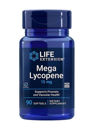 Натуральная добавка life extension mega lycopene, 90 капсул