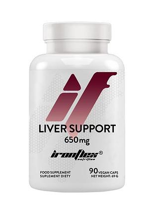 Поддержка печени ironflex liver support, 90 вегакапсул