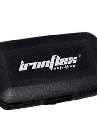 Таблетница ironflex pill box - black