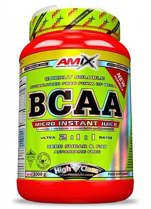 Аминокислота bcaa amix bcaa micro instant juice, 1 кг - ананас