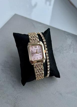 Жіночий наручний годинник 🩷 + браслет 🎁