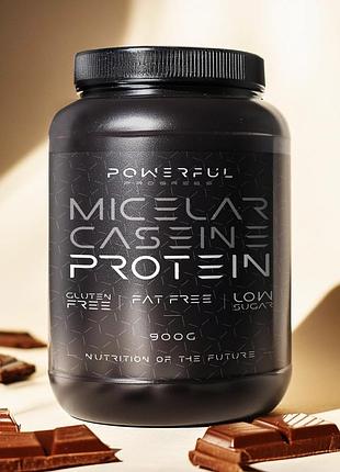 Протеин powerful progress micelar caseine protein, 900 грамм шоколад