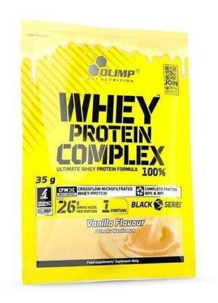 Протеин olimp whey protein complex 100%, 35 грамм ваниль