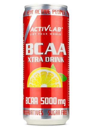 Амінокислота bcaa activlab bcaa xtra drink, 330 мл - лимон