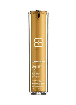 Солнцезащитный крем sunsolvemd zno+ mineral care correct + fade spf 50, 47 мл