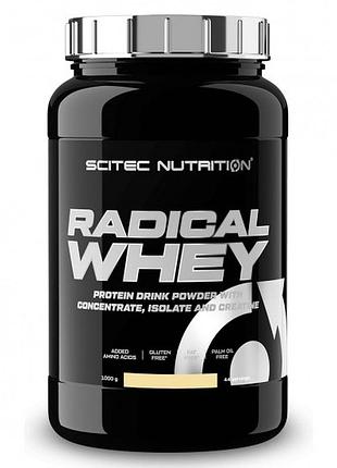 Протеин scitec nutrition radical whey, 1 кг ваніль