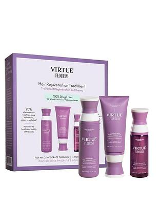 Косметичний засіб virtue flourish nightly intensive hair rejuvenation treatment 90 day, 553 мл