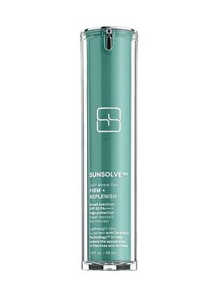 Сонцезахисний крем sunsolvemd zno+ mineral care firm + replenish spf 50, 47 мл