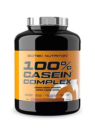Протеин scitec nutrition 100% casein complex, 2.35 кг - ваниль
