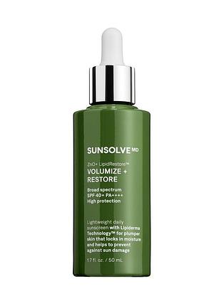 Солнцезащитный крем sunsolvemd lipidrestore volumize + restore spf 40, 50 мл