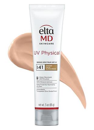 Солнцезащитный крем eltamd uv physical broad-spectrum facial sunscreen spf 41, 89 мл