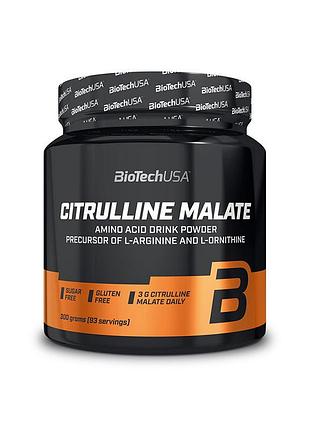 Аминокислота biotech citrulline malate, 300 грамм - лайм