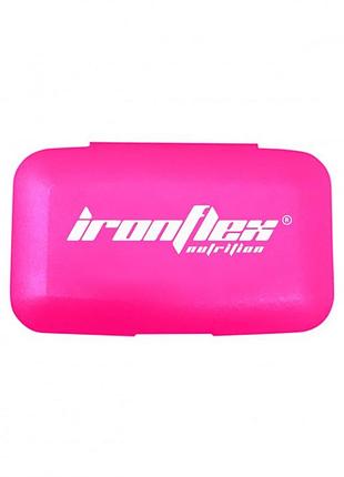 Таблетница ironflex pill box - pink