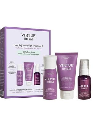 Косметичний засіб virtue flourish nightly intensive hair rejuvenation treatment 30 day, 177 мл