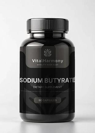 Бутират натрію vitalharmony sodium butyrate, 90 капсул