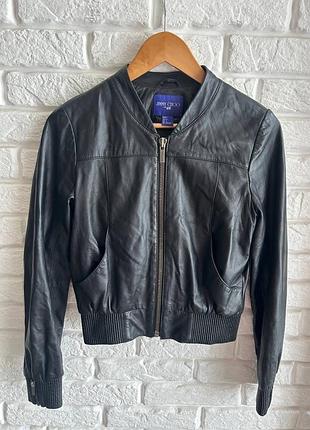 Шкіряна куртка жіноча jimmy choo for h&m