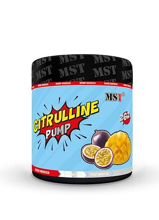 Амінокислота mst nutrition citrulline pump, 262 грам - манго-маракуя