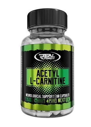 Жиросжигатель real pharm acetyl l-carnitine, 90 капсул