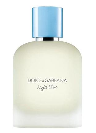 Оригинал dolce gabbana light blue pour homme 2025 - 100 ml tester туалетная вода