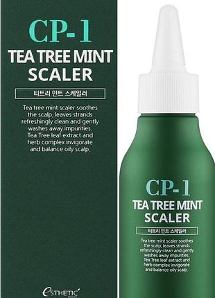 Засіб для очищення шкіри голови esthetic house cp-1 tea tree mint scaler 120 ml (7018)