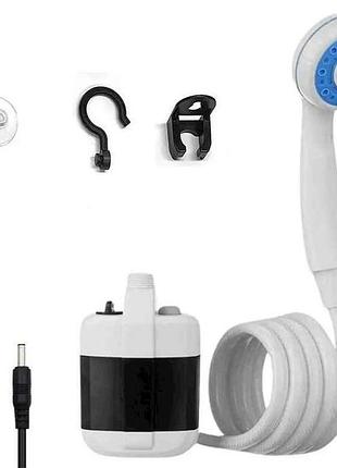 Душ портативний із помпою на акумуляторі usb тм китай