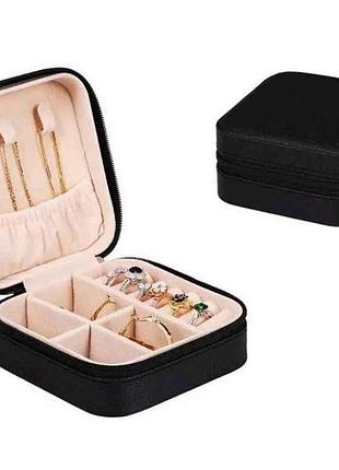 Скринька 10*10*5см чорний для зберігання ювелірних виробів арт.sm004-9 тм китай