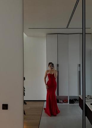 Сукня рибка червона