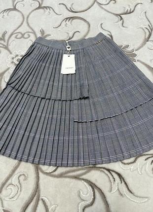 Юбка серая красивая