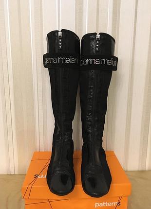 Итальянские черные сапоги.,