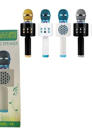 6-2 микрофон, bluetooth, tws, fm-радио, usb, tf, селфи, magic sound, подсветка, караоке, в коробке.