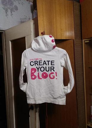 Шикарна толстовка — світшот на дівчинку crash one разм.158-164 ідеальний сост.