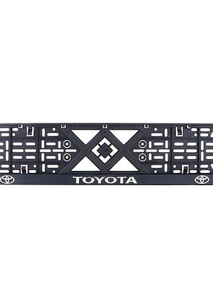 Рамка bi-plast под номер объемная toyota