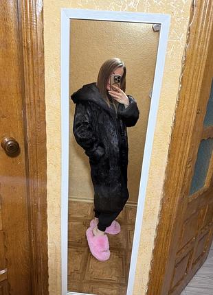 Натуральна шуба з нутрії