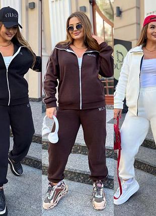 Спортивний флісовий костюм, розміри 42-56