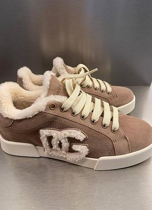 Зимові кросівки дольче габбана люкс