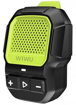 Bluetooth колонка wiwu spk-001 buddy fun with magnetic clip green