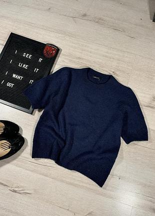 Джемпер футболка пухнастий з вовною