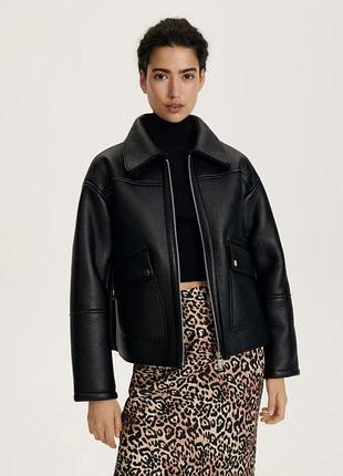 🖤 чорна еко-шкіряна куртка — must have сезону 🖤