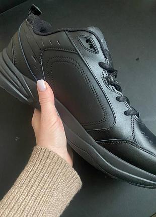 Кроссовки nike air monarch total black