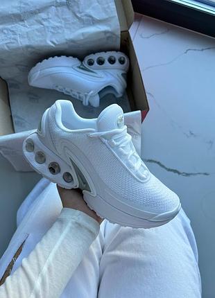 Кросівки nike air max dn white metallic silver  арт 0224