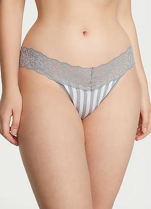 Трусики стринги женские хлопковые victoria’s secret