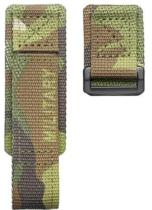 Ремінець для годинника hemsut hs131 military nylon velcro camo green 20 mm
