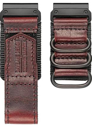 Ремінець для годинника hemsut hga137 mens leather garmin brown 22 mm