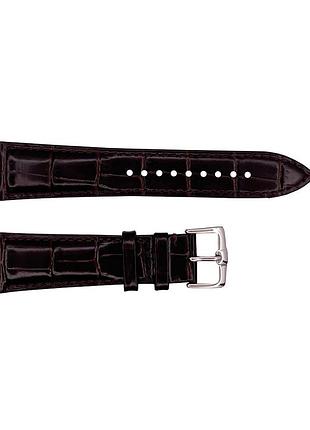 Шкіряний ремінець premium 20х18 мм. brown