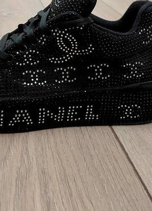 Последняя пара 36р.!!!!!!!!ширковые ботинки в стразах