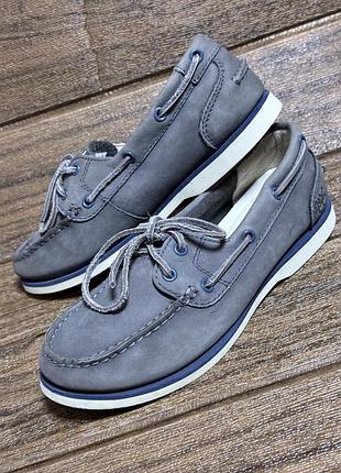 Туфлі топсайдери timberland 35,5 розмір (23 см устілька) шкіряні тімберленд для хлопчика дитячі