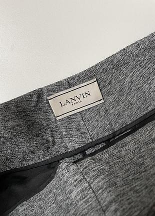 Брюки кюлоти lanvin вовна шовк