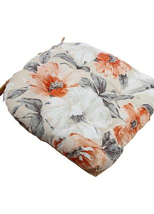 Подушка трапеція 42х42x8 см лонета magic arancia стьобана, бежевий