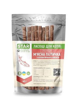 Мясная лососевая палочка 40г