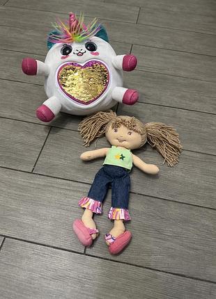 Мяка іграшка глазастик єдинорог